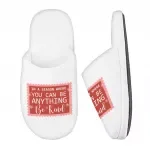 Be Kind Memory Foam Slippers - Christmas Quotes Slippers - X-mas Slippers