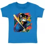 Baseball Art Toddler T-Shirt - Colorful Kids' T-Shirt - Trendy Tee Shirt for Toddler
