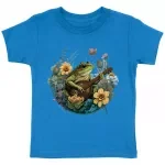 Cute Frog Toddler T-Shirt - Flower Kids' T-Shirt - Funny Tee Shirt for Toddler