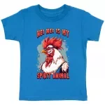 Rooster Toddler T-Shirt - Animal Kids' T-Shirt - Illustration Tee Shirt for Toddler