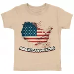 Patriotic Toddler T-Shirt - USA Flag Kids' T-Shirt - Cool Tee Shirt for Toddler