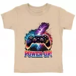 Power Up Toddler T-Shirt - Gamer Kids' T-Shirt - Gamepad Tee Shirt for Toddler