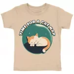 Cat Nap Toddler T-Shirt - Cute Kawaii Kids' T-Shirt - Graphic Tee Shirt for Toddler