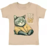 Lazy Day Toddler T-Shirt - Funny Cat Kids' T-Shirt - Graphic Tee Shirt for Toddler
