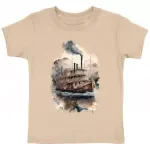 Ship Design Toddler T-Shirt - Cool Kids' T-Shirt - Printed Tee Shirt for Toddler