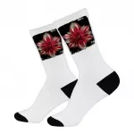 Beautiful Plant Socks - Themed Novelty Socks - Flower Crew Socks