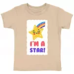 I'm a Star Toddler T-Shirt - Cute Kawaii Kids' T-Shirt - Rainbow Tee Shirt for Toddler