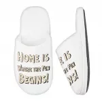 Cool Saying Memory Foam Slippers - Quotes Slippers - Graphic Slippers