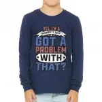 Cute Funny Kids' Long Sleeve T-Shirt - Family T-Shirt - Graphic Long Sleeve Tee