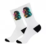 Girl Power Socks - Unique Novelty Socks - Themed Crew Socks