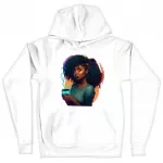 Cartoon Girl Power Hooded Sweatshirt - Themed Hoodie - Colorful Hoodie