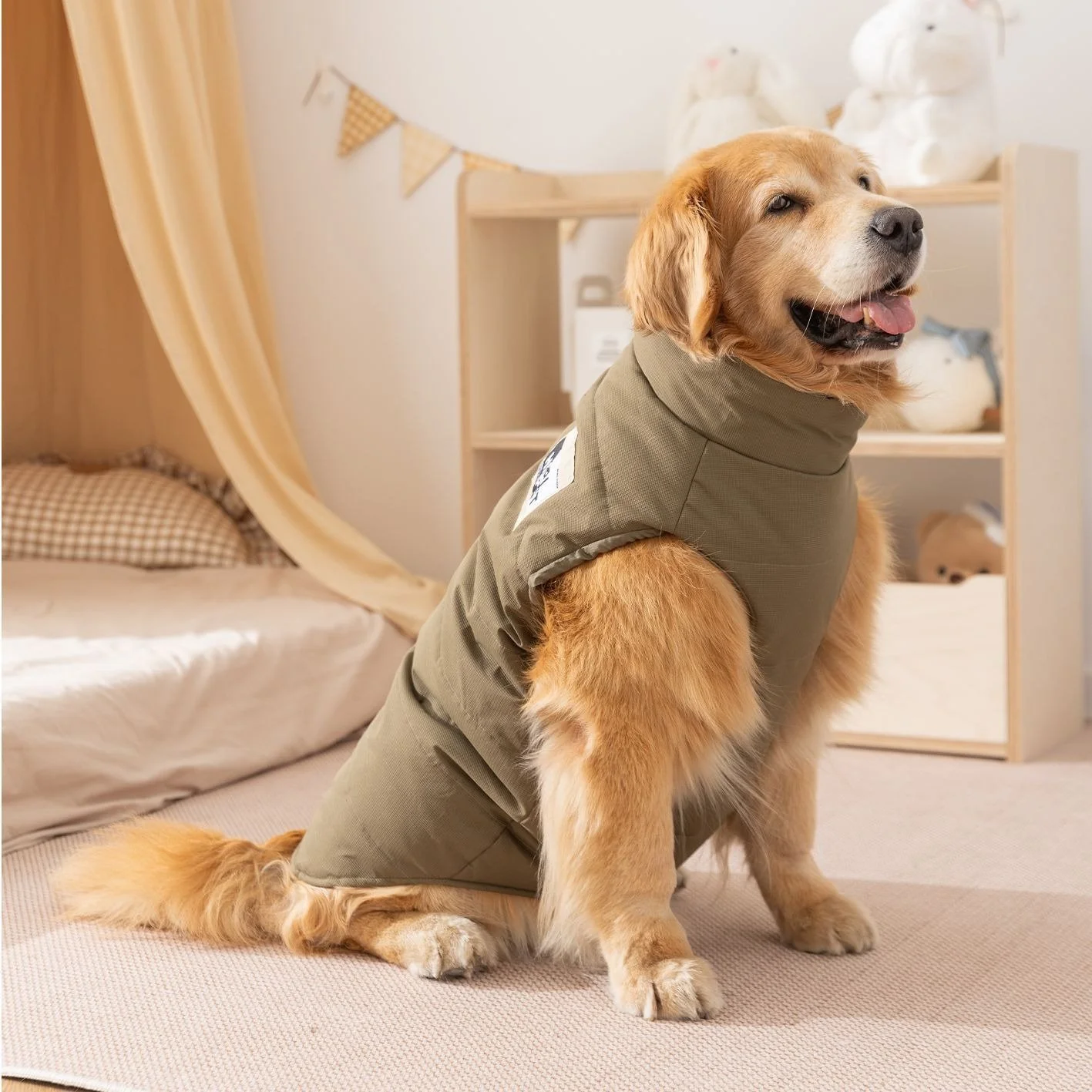 Warm Winter Dog Jacket for Large Breeds