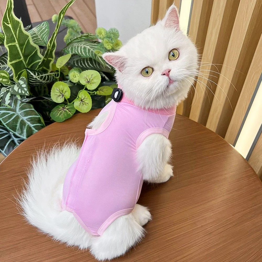 Cat Recovery Suit Post Surgery Anti-Lick Breathable Vest