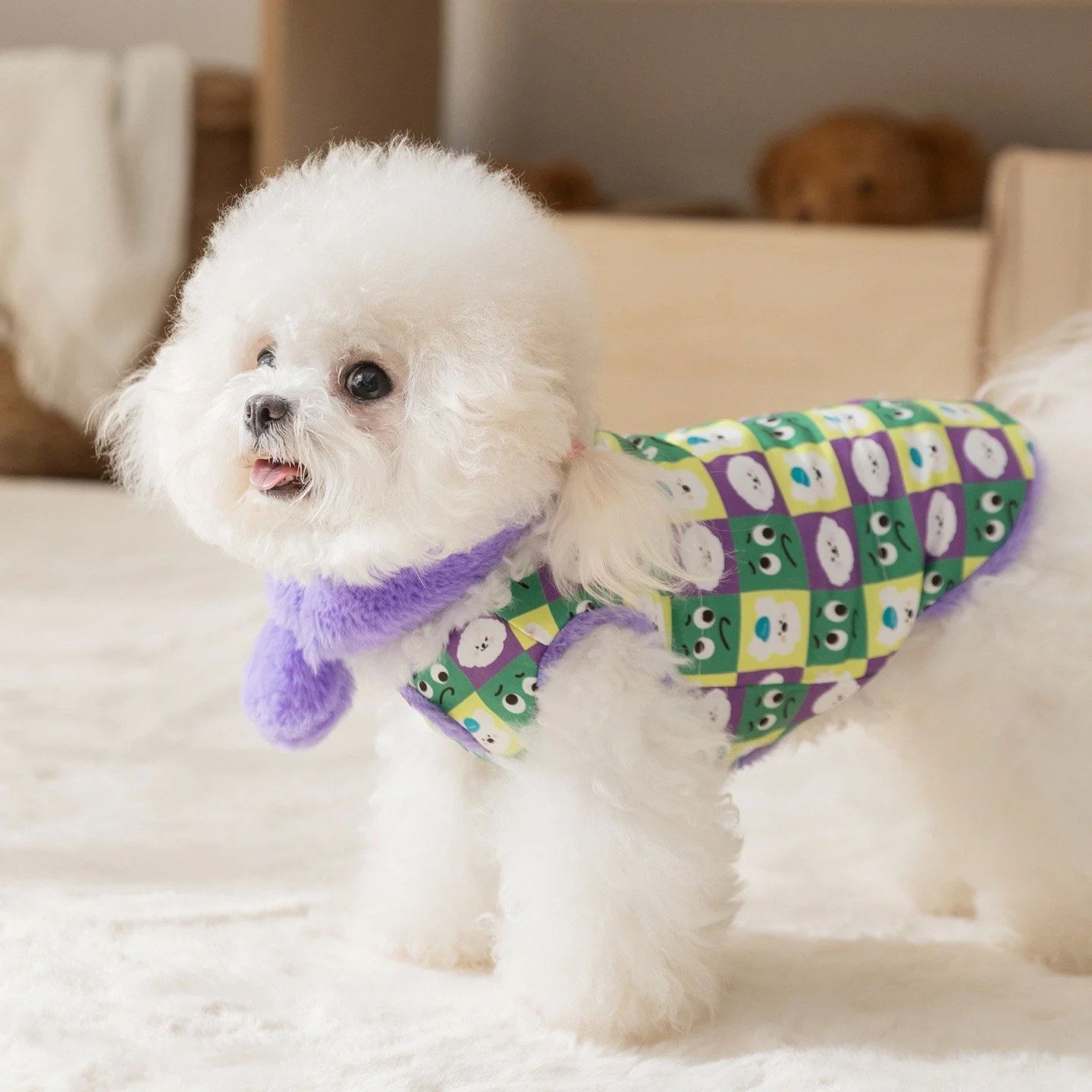 Reversible Winter Dog Vest Jacket