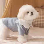 Warm Knitted Dog Vest – Cozy Clothes for Small Breeds