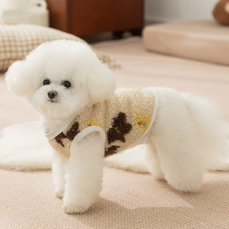 Cozy Bear Plush Dog Sweater