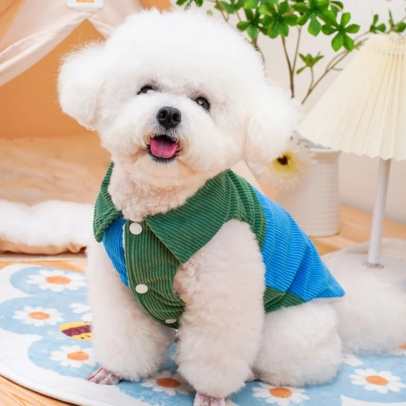 Luxury Winter Corduroy Pet Jacket