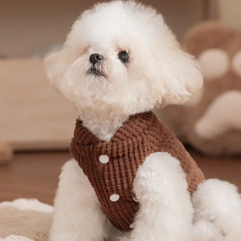Cozy Corduroy Pet Vest
