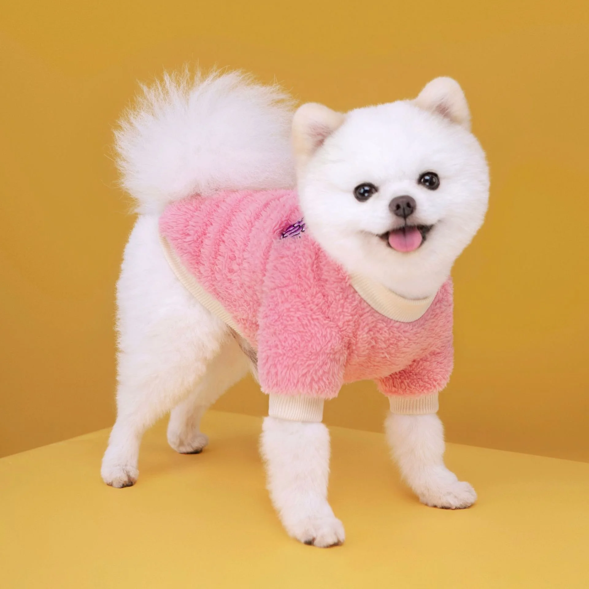 Cozy Fruit Pattern Fleece Dog Vest
