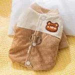Cozy Checkerboard Pet Jacket for Autumn & Winter