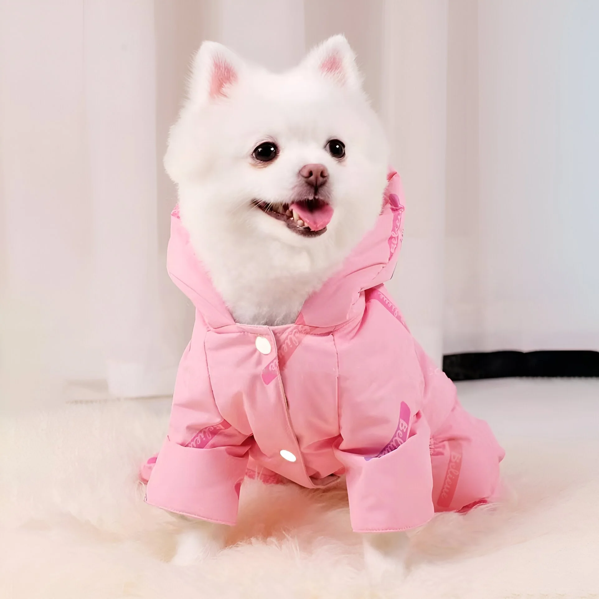 Windproof Thickened Dog Down Jacket - Warm Cotton Pet Clothes for Winter