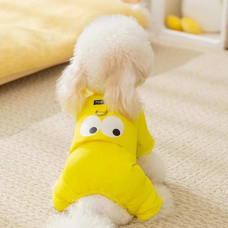Cozy Cartoon Dog Winter Coat