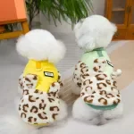Patchwork Cotton Coat for Small and Medium Dogs – Warm Winter Pet Clothes