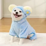 Cozy Bear Fleece Dog Jumpsuit