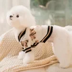 Luxury Winter Knit Dog Sweater for Small Dogs – Warm Soft Puppy Cardigan
