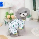 Warm Cute Dog Jumpsuit Pajamas for Small Dogs & Cats