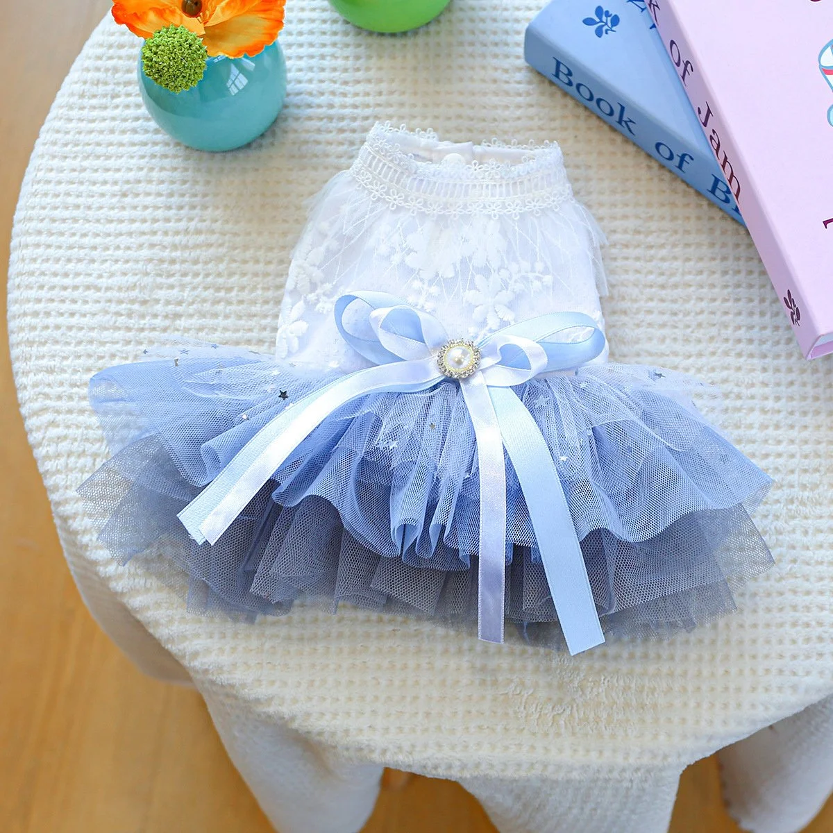 Luxury Bride Dog Spring Dresses for Puppies – Sleeveless Wedding Dresses