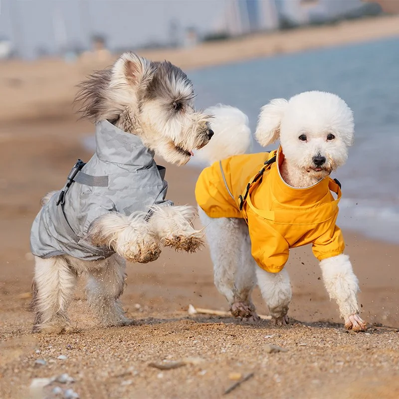 Reflective Waterproof Dog Raincoat Hoodie for Small & Medium Dogs