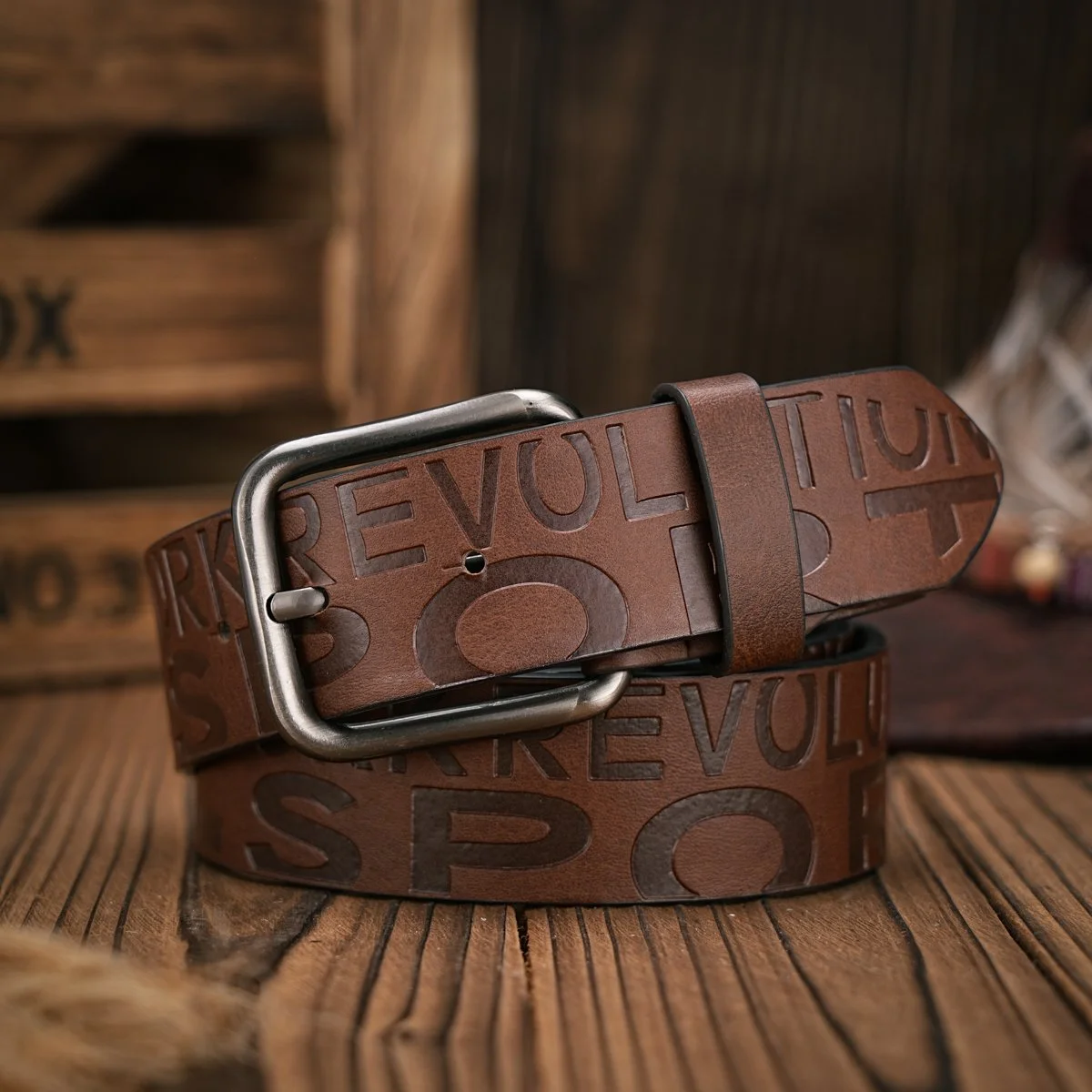 Classic Unisex PU Leather Business & Casual Belt – 1.5 Inch Width