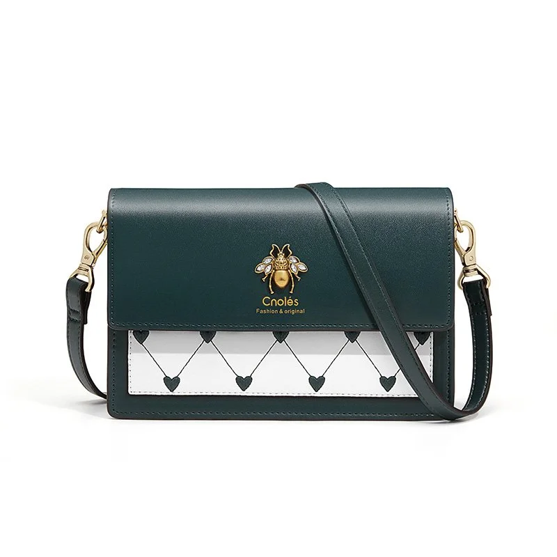 Trendy PU Leather Crossbody Shoulder Bag for Women with Long Strap