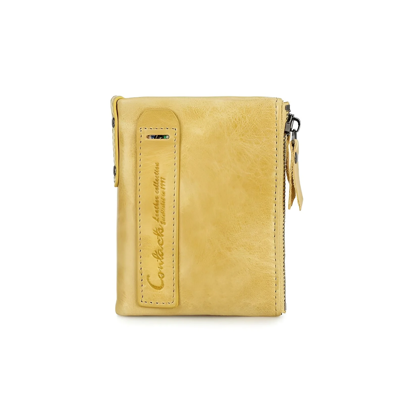Genuine Leather Women's Wallet with Photo Slot, Card Holder, and Coin Purse