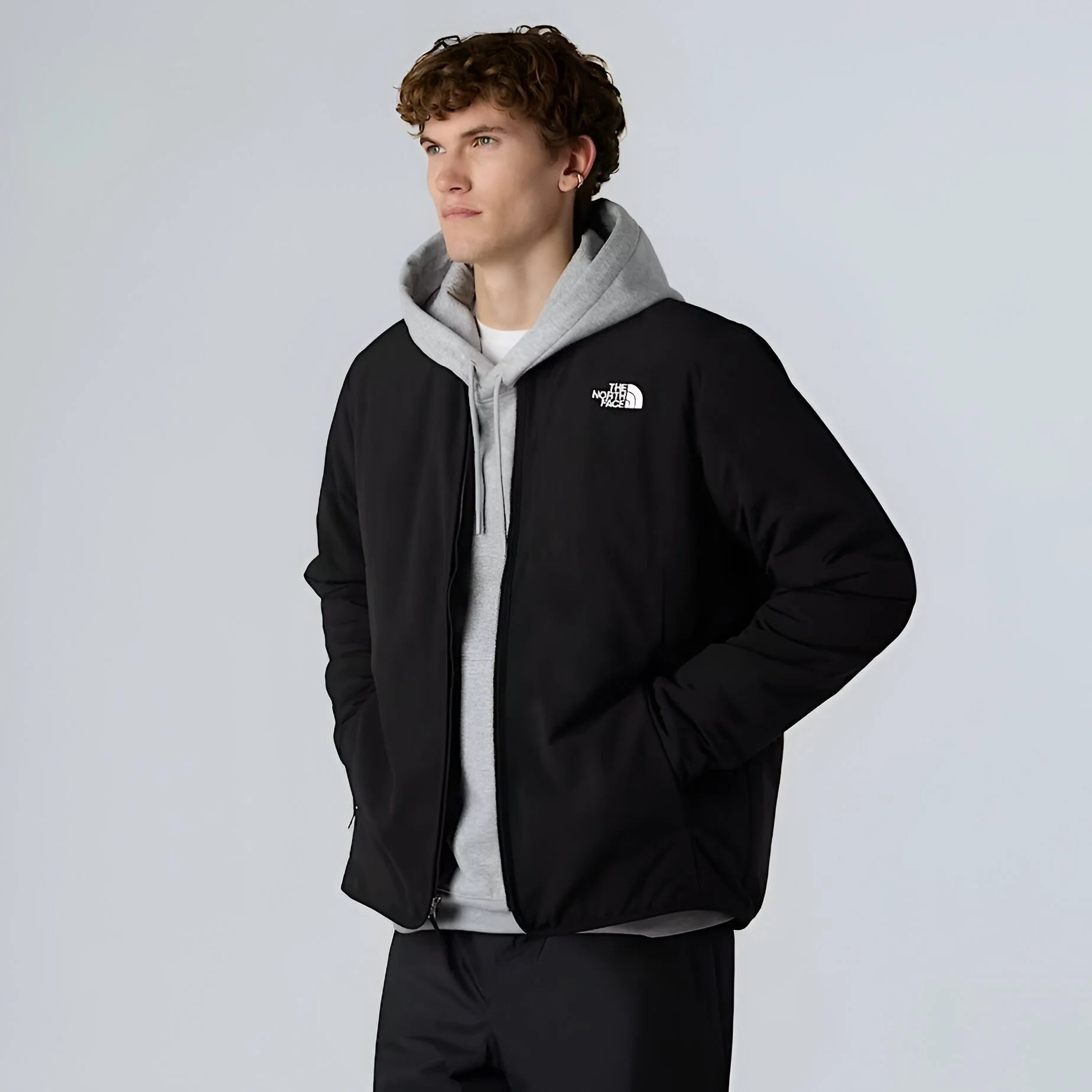 The North Face Men's Winter Blazer – Black Nylon Zip Fastening