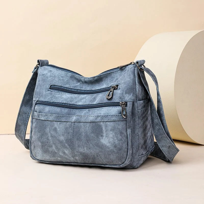 Large Capacity PU Leather Shoulder & Crossbody Tote for Women