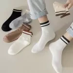 Men’s Breathable Summer Crew Socks 6-Pack Anti-Odor Sports Casual Socks