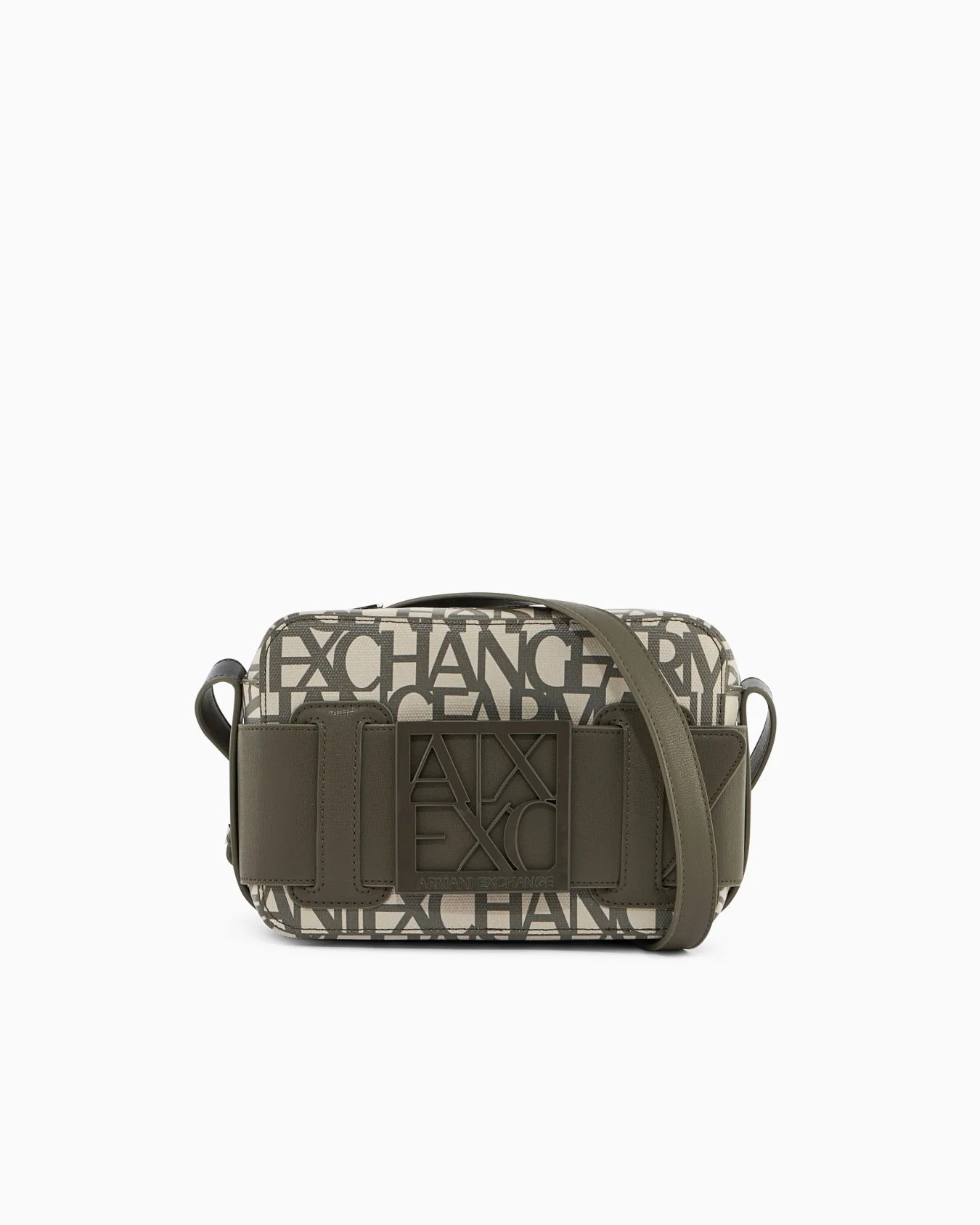 Armani Exchange Women’s Green Mini Crossbody Zip Bag