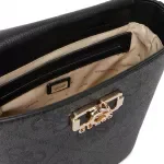 Guess Black Logo Karnilla Bucket Bag for Women – Chic & Versatile Handbag
