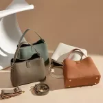 Genuine Full-Grain Leather Crossbody Tote Bag for Women – Large Capacity, Luxury Design