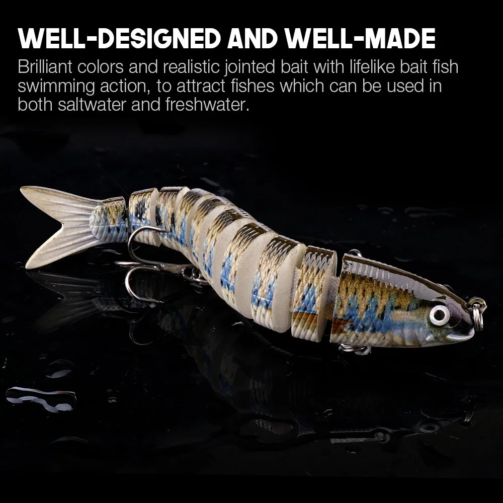 3-Piece 4in Lifelike Carp Swimbait Set – Slow-Sinking Fishing Lures