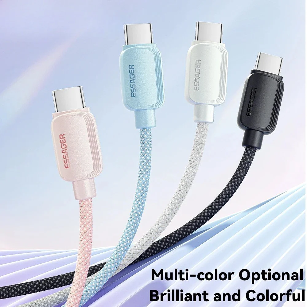 100W 7A USB-C Fast Charging & Data Cable for Phones and Laptops