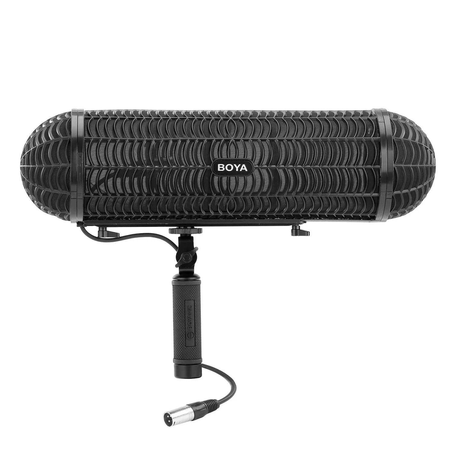 Professional Shotgun Mic Blimp Windshield Suspension System with Shock Mount