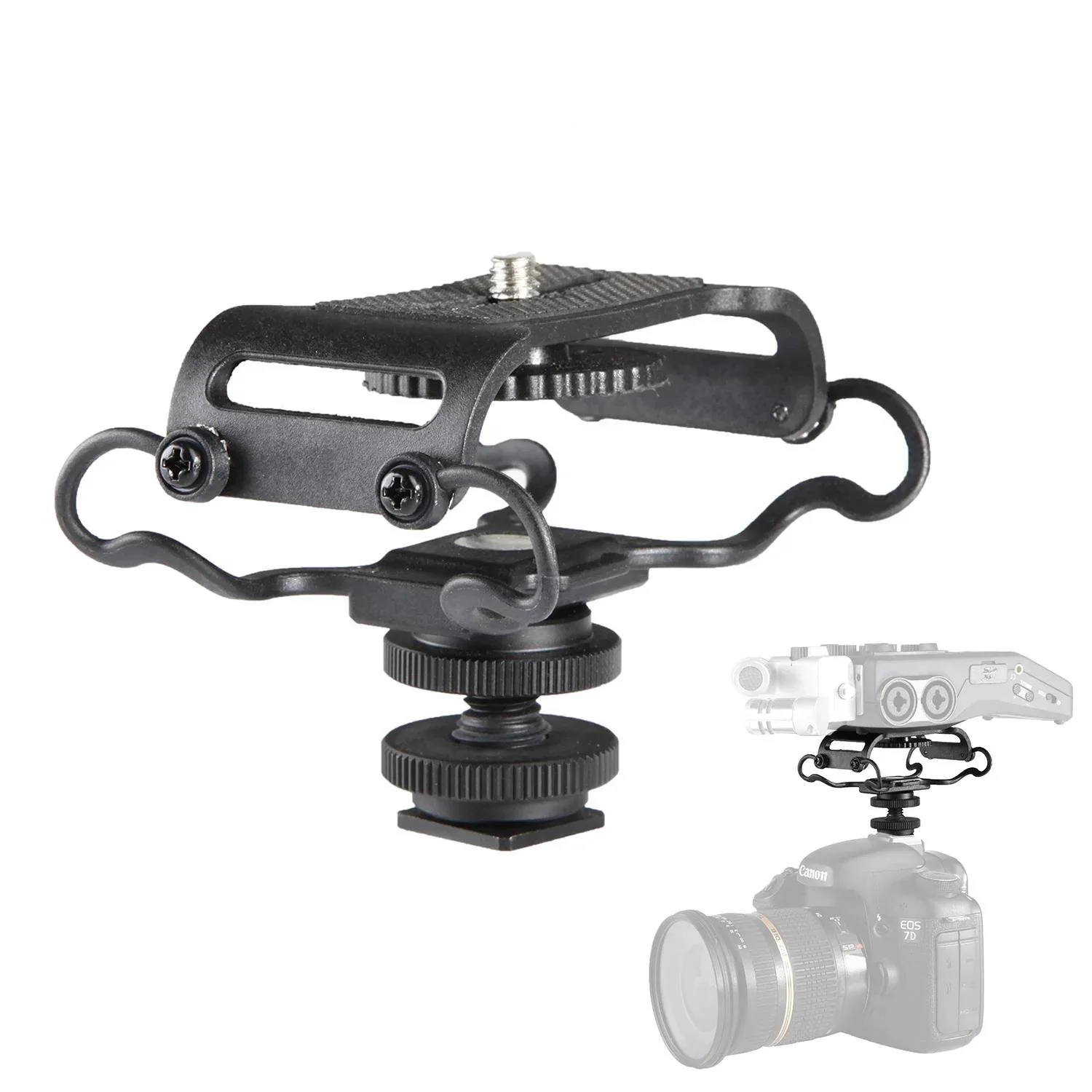 Premium Microphone Shock Mount for Portable Audio Recorders