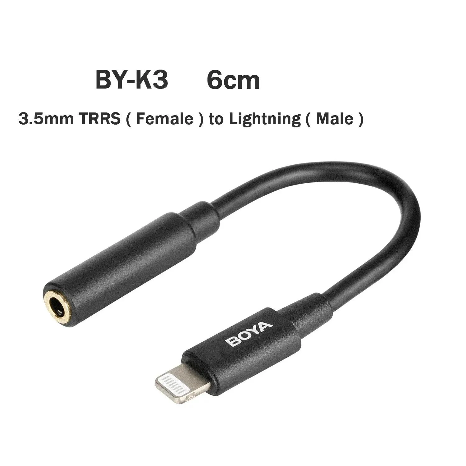 Lightning to 3.5mm TRRS Audio Adapter Cable for iPhone & iPad