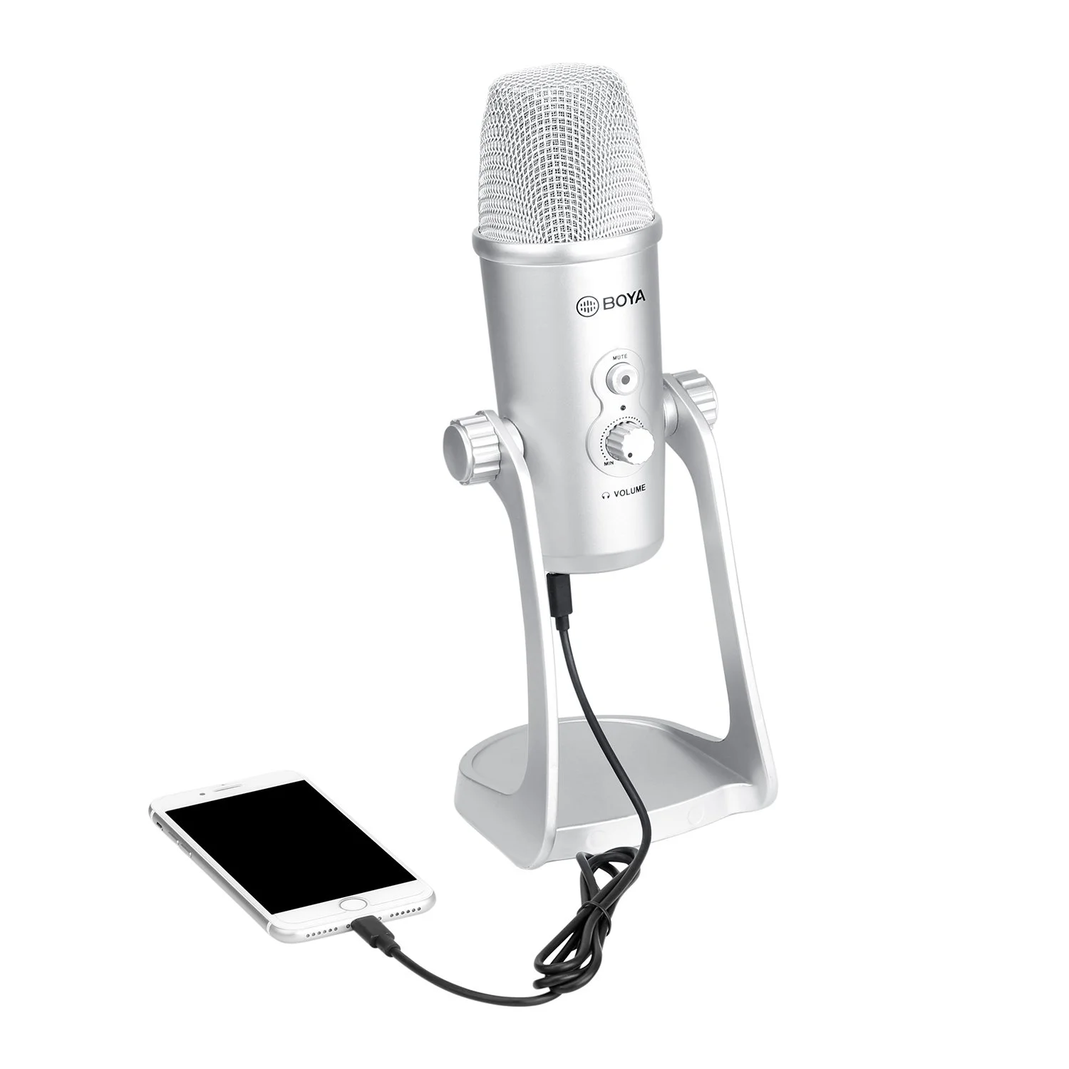 Professional USB Condenser Microphone with Multi-Pattern Control