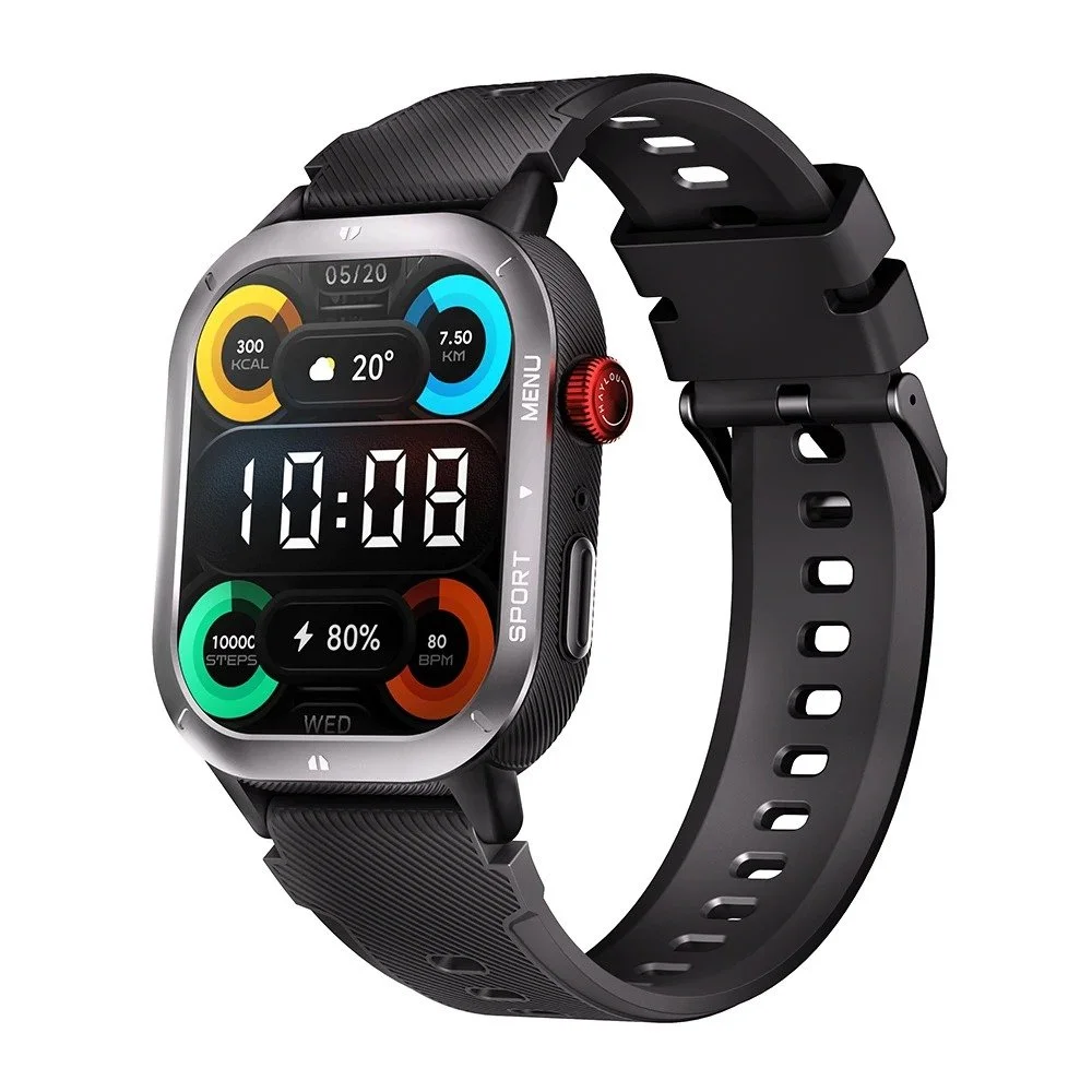 Smart Sports Smartwatch with 1.95'' HD Display, 30 Days Battery Life