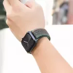 Nylon Sport Loop Strap for Smartwatch 38–49mm Breathable Velcro Band