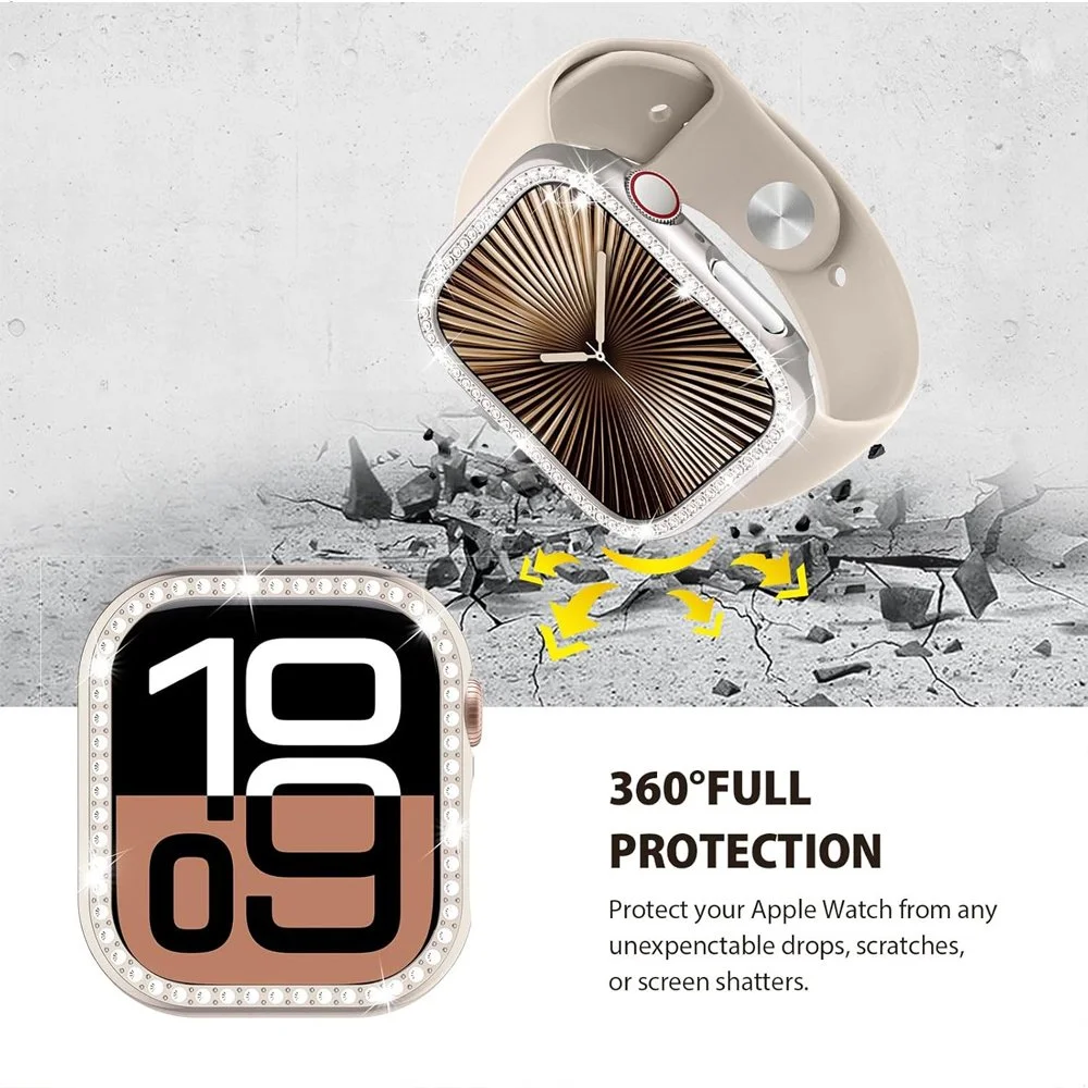 Diamond Bumper Case for Apple Watch 42mm & 46mm – No Glass Cover